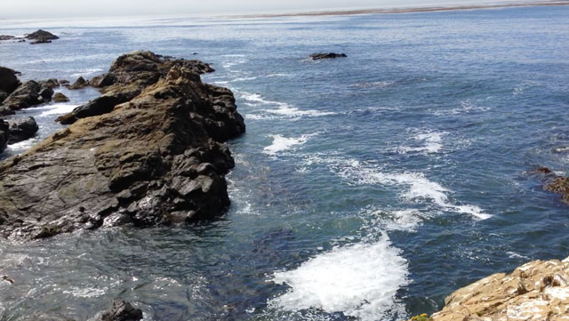 views at Harmony Headlands State Park