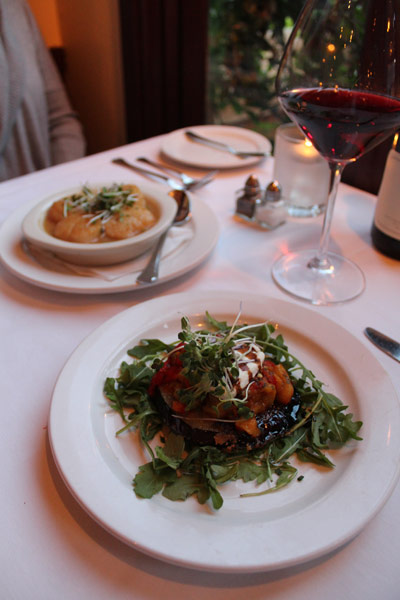 Madeline’s Restaurant food on table